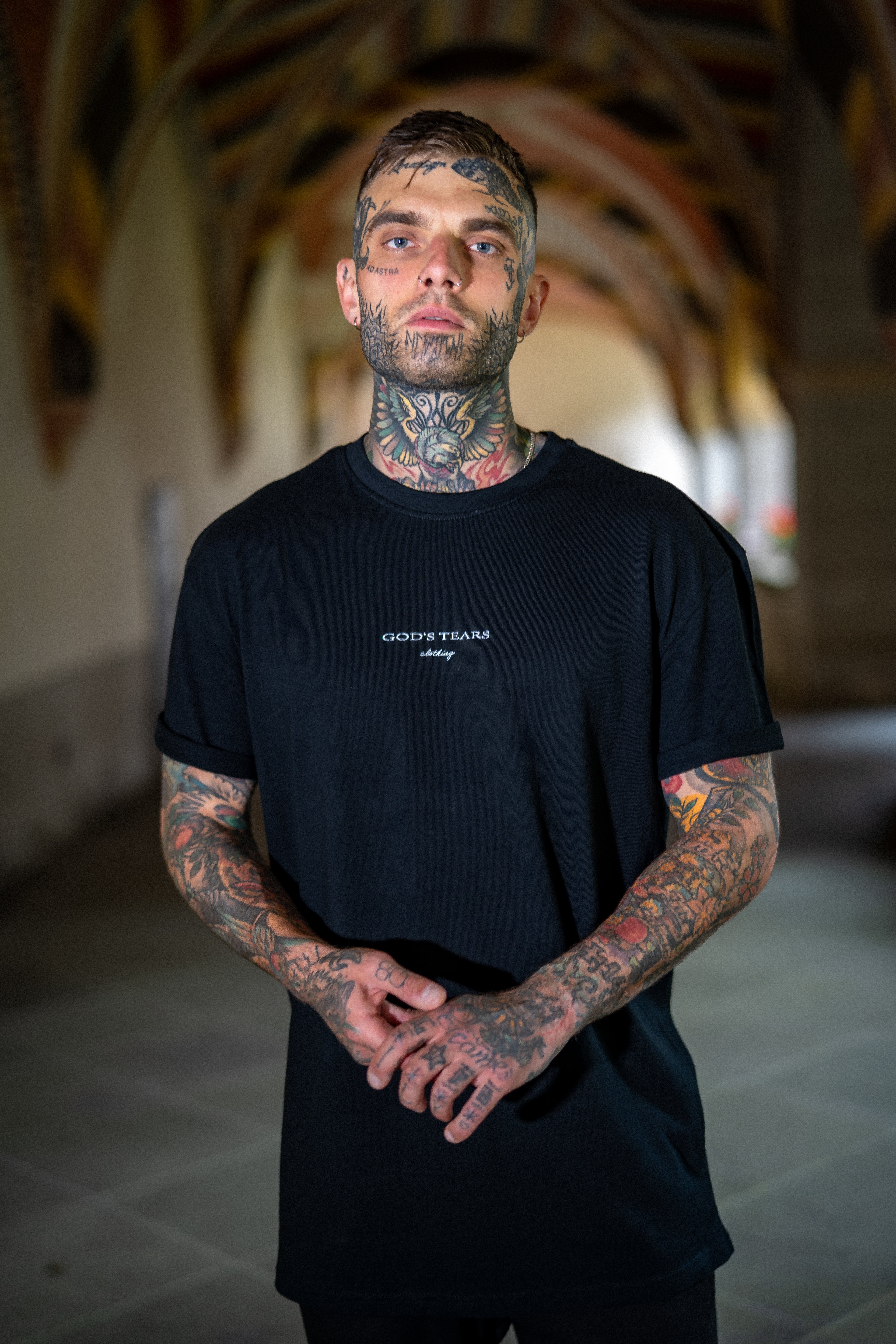 Tee Zeus Artwork schwarz