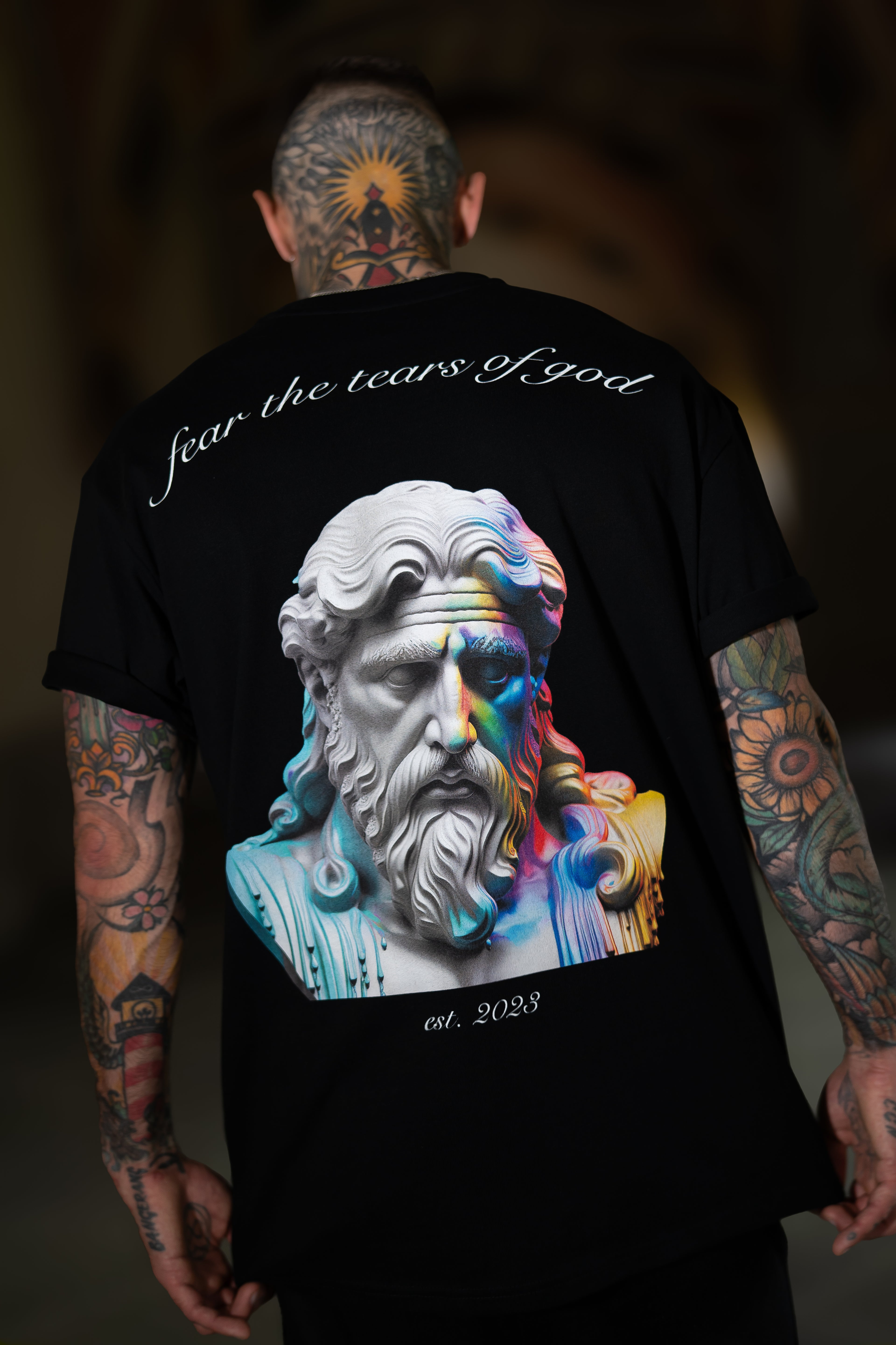 Tee Zeus Artwork schwarz