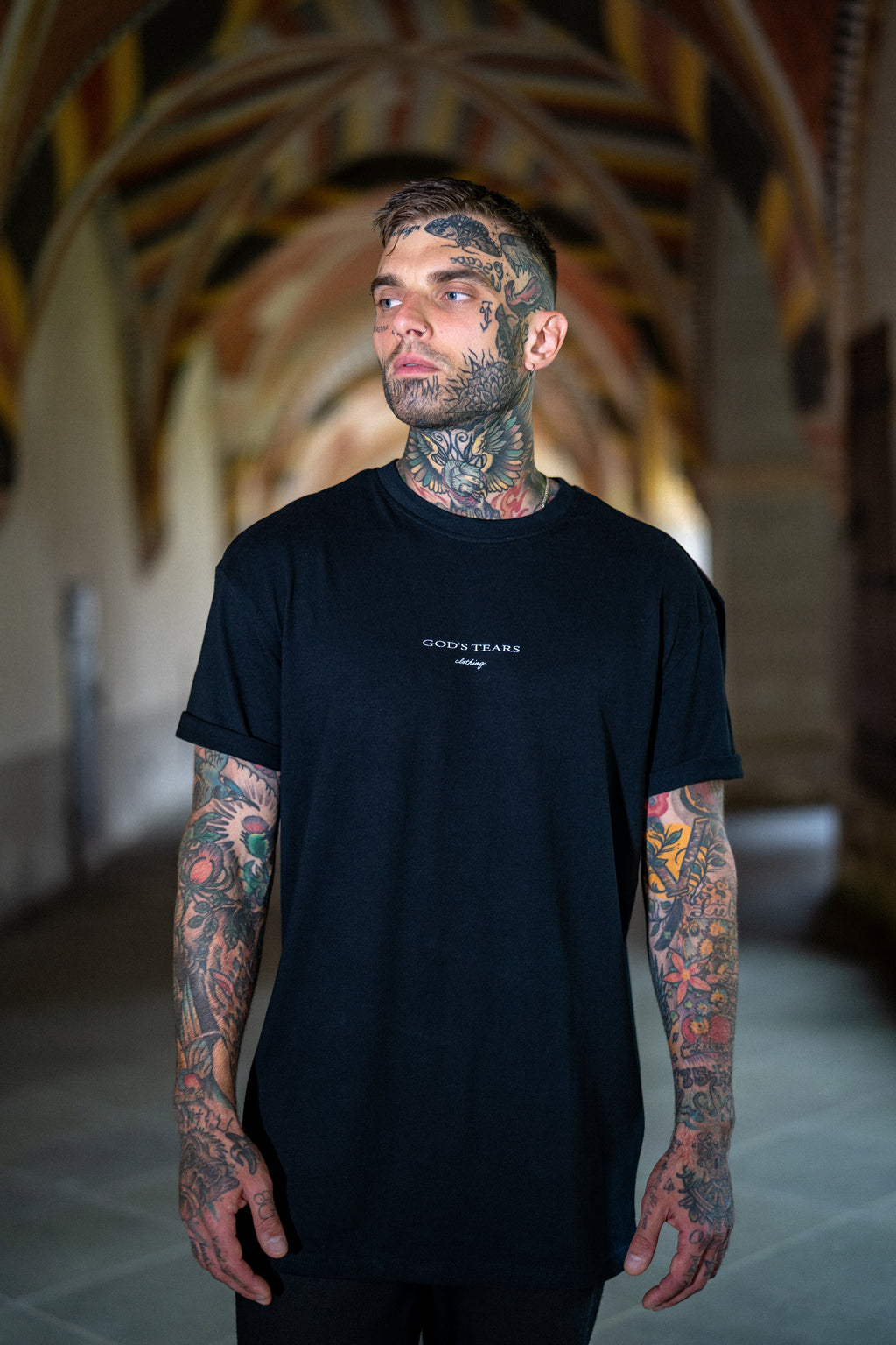 Tee Zeus Artwork schwarz