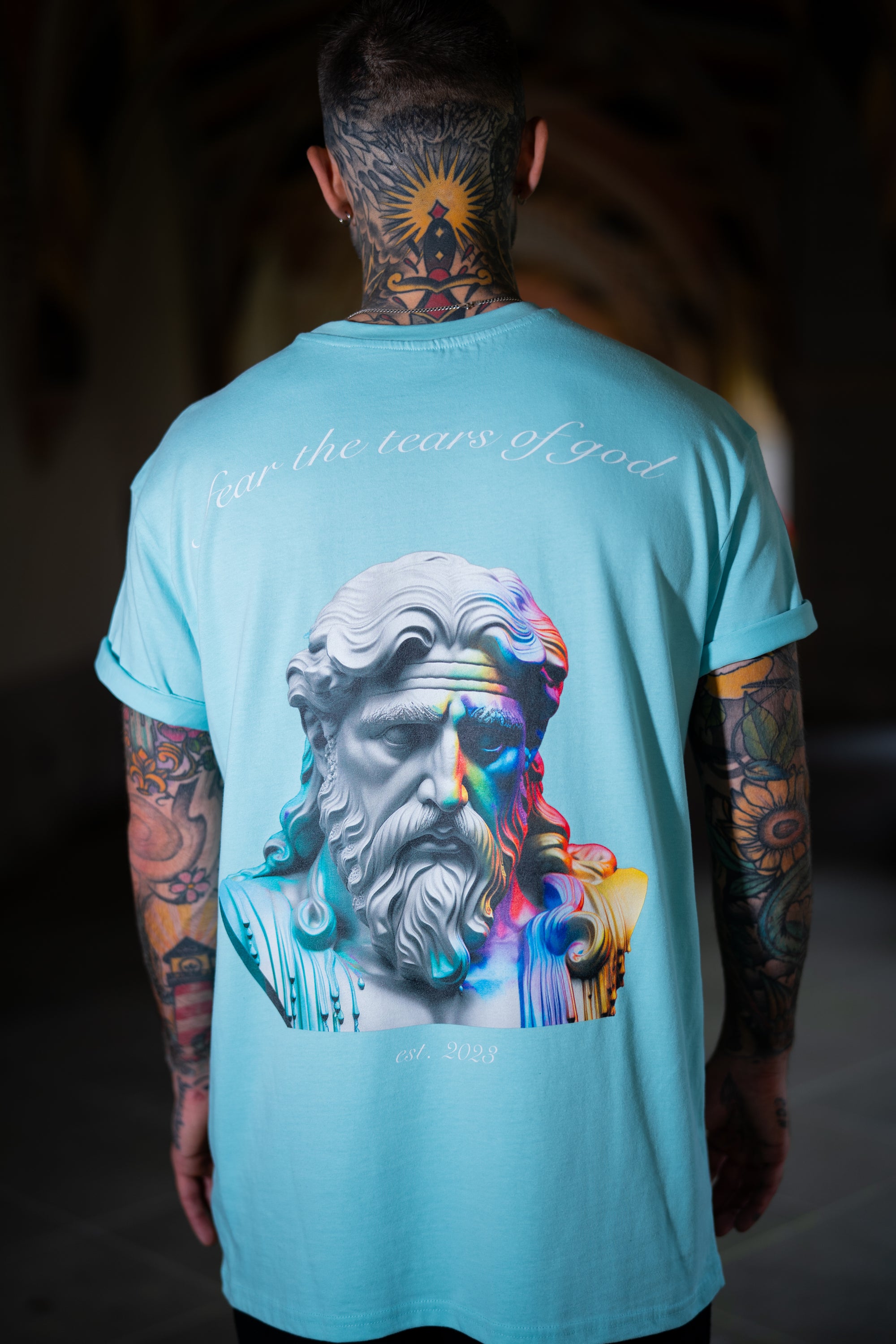 TEE Zeus Artwork türkis