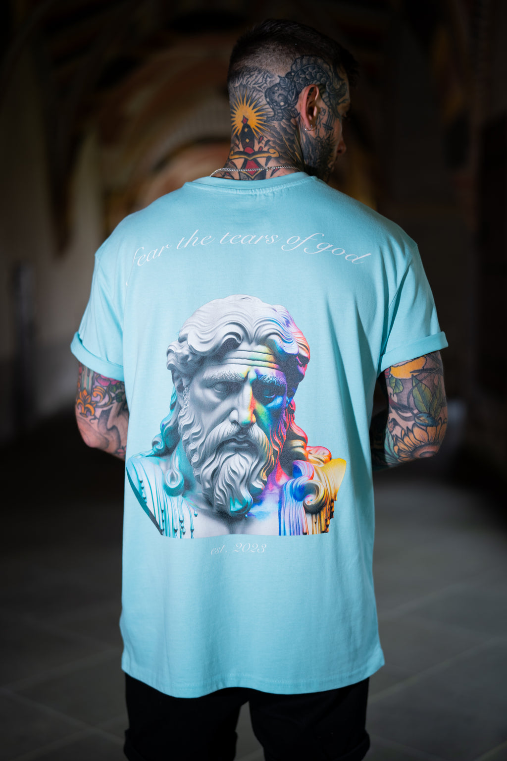 TEE Zeus Artwork türkis