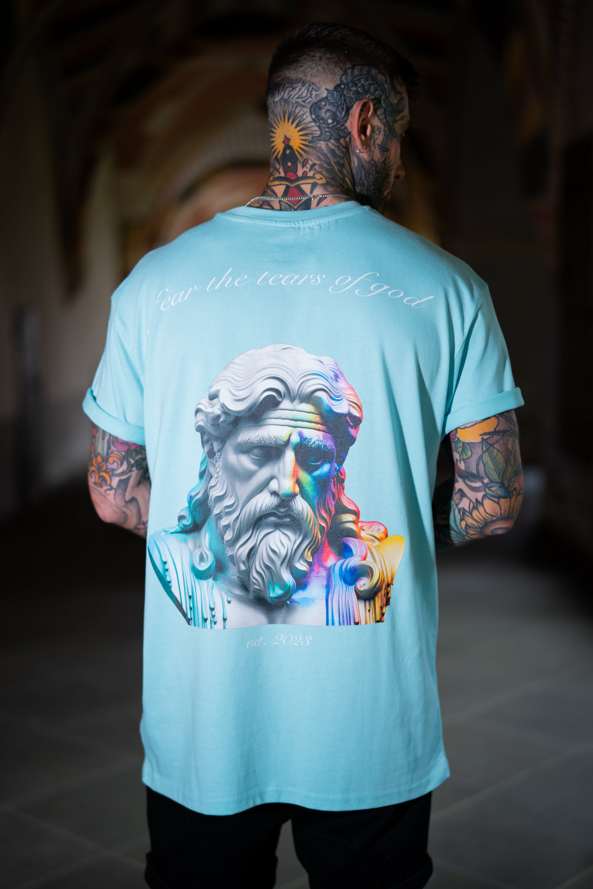 TEE Zeus Artwork türkis